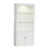 VYNXARIA Retro-Style 78.75" Tall Display Shelves with Tempered Glass for Home & Office - 4 of 4