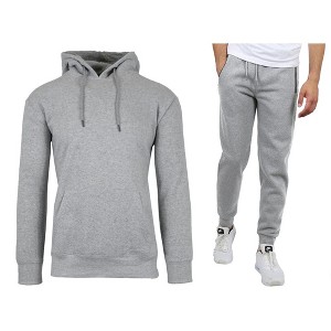 Rudolph Men's Slim Fit Fleece-Lined Pullover Hoodie & Jogger 2-Piece Set - 1 of 2