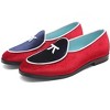 Santimon Boat Shoes Mens Dress Loafers Casual Bow Velvet Slip-on Flats Multicolored - 4 of 4