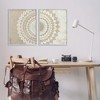 Stupell Industries Rustic Mandala Boho Pattern 2pc Framed Giclee Art Set - 2 of 4