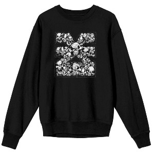Warhammer 40000 Blood For The Blood God Adult Black Crew Neck Long Sleeve Sweatshirt - 1 of 4