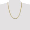 Black Bow Jewelry 5.5mm 10k Yellow Gold Solid Herringbone Chain Necklace - 2 of 4