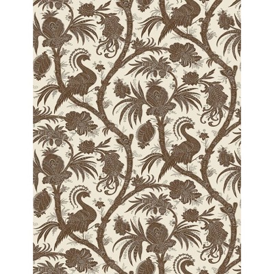 Brewster Java Balinese Peacock Scalamandre Self Adhesive Wallpaper