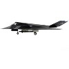 Lockheed F-117A Nighthawk Stealth Aircraft "84-0809" (2022) US Air Force "Air Power Series" 1/72 Diecast Model by Hobby Master - 2 of 4