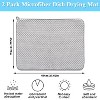BRINJOY Dish Drying Mat, 23.6 x 17.7 inch Absorbent Dish Drainer Kitchen Counter Mat, Gray - 2 of 4