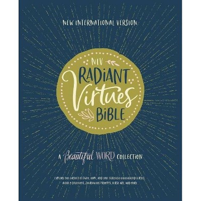 Niv, Radiant Virtues Bible: A Beautiful Word Collection, Hardcover, Red Letter, Comfort Print - by  Zondervan