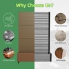 Outdoor Wrought Iron Planting Box with Climbing Frame (Classic Blinds) - 4 of 4