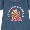 - Garfield - Seasons Eatings Graphic Short Sleeve Fleece Dress - 2 of 4