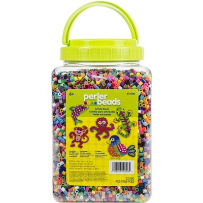 Perler Mini Beads Fused Bead Tray 16,000/pkg-summer : Target