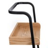 73" Estanier 5 Tier Ladder Shelf Natural/Black - Lifestorey - 4 of 4