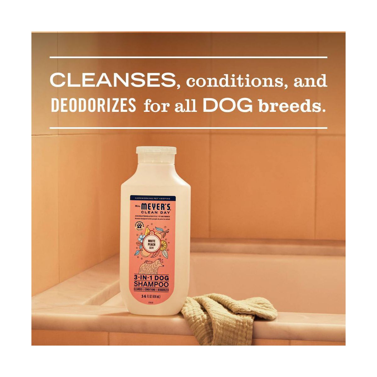 Mrs. Meyer's Clean Day 3-in-1 Fruit Scented Dog Shampoo - 14 fl oz - thumbnail 4