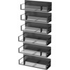 Attop 6 Pack Magnetic Spice Storage Rack Organizer for Refrigerator and Oven, Clear Fridge Organizers and Storage - 3 of 4
