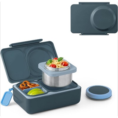 UP Insulated Bento Lunch Box for Kids, 2 Compartments, Leak Proof, with Ice Pack