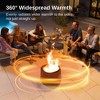 East Oak 21" Smokeless Round Outdoor Fire Pit Black: Stainless Steel, Heat & Rust-Resistant, No Tools Assembly - 4 of 4
