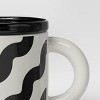17 fl oz Squiggly Print Mug Black/White - Room Essentials™ - 4 of 4