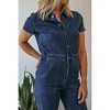 Women's Polly Denim Jumpsuit - KanCan - 4 of 4