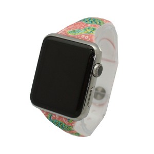 OLIVIA PRATT PRINTED SKINNY SILICONE APPLE WATCH BAND - 1 of 3