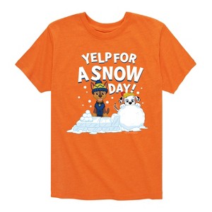 Boys' - Paw Patrol - Yelp For Snow Day Short Sleeve Graphic T-Shirt - 1 of 4