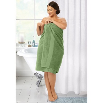 BrylaneHome BH Studio Oversized Towel Bath Sheet - Green