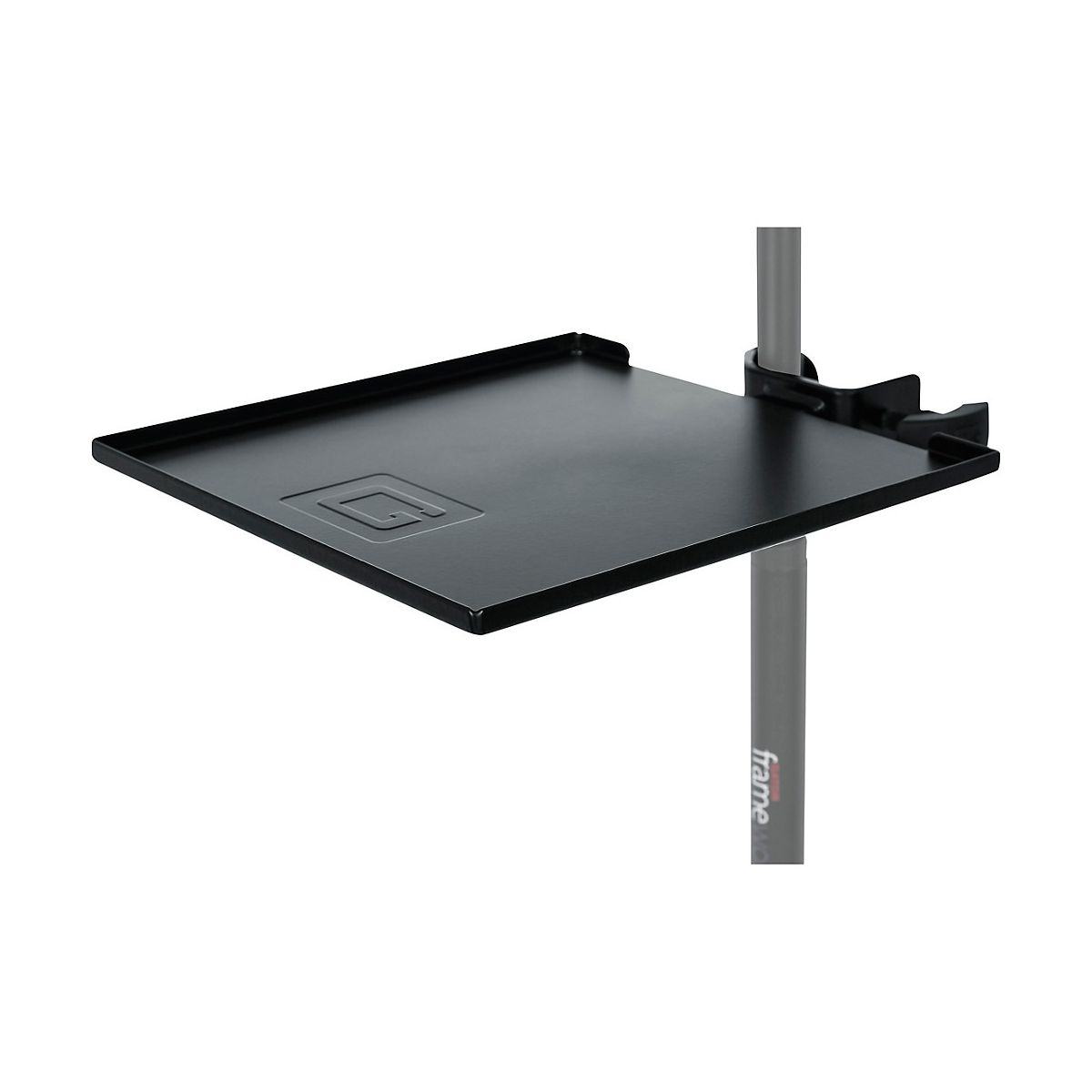Gator GFW-SHELF0909 Gator Frameworks small microphone stand clamp-on utility shelf, capacity up to 10lbs. - thumbnail 2