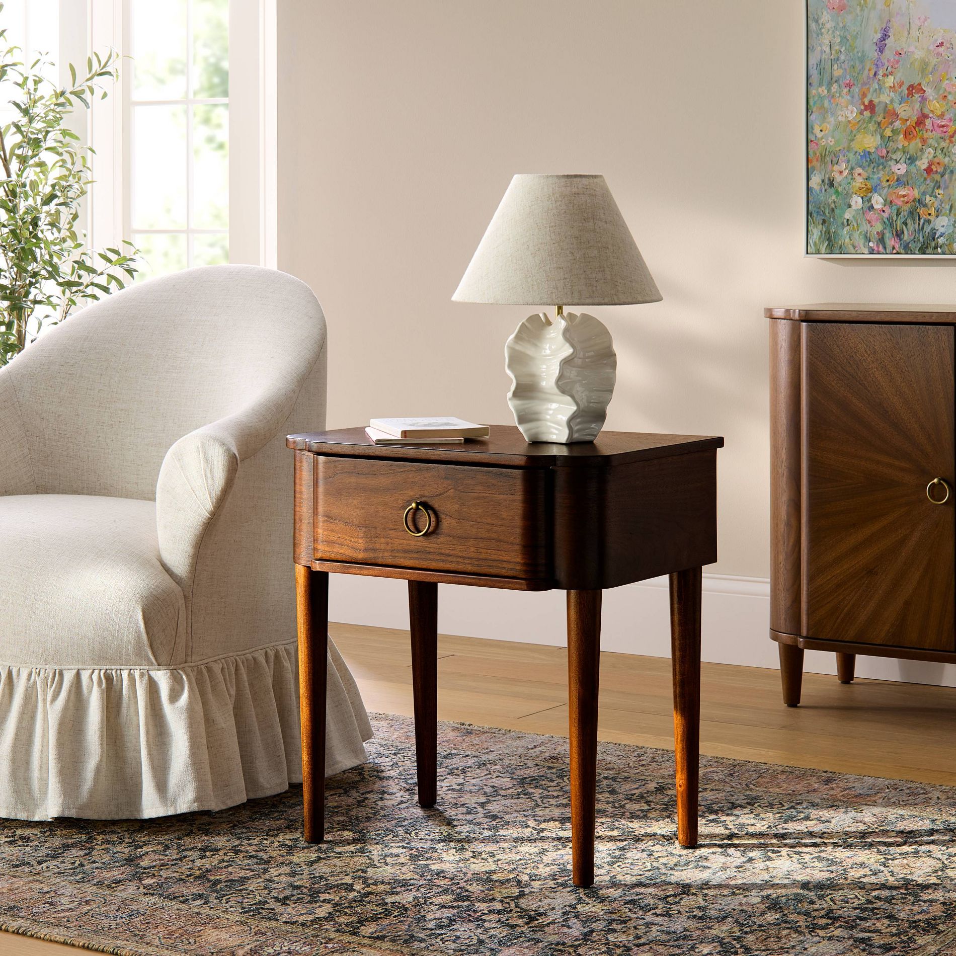 Collection of Nephi Cabinet and Table - Threshold™ designed with Studio McGee