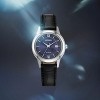 Citizen Ladies Eco-Drive Dress Classic Watch,  Black Leather Strap, Blue Dial,  3 Hand, Date - 4 of 4