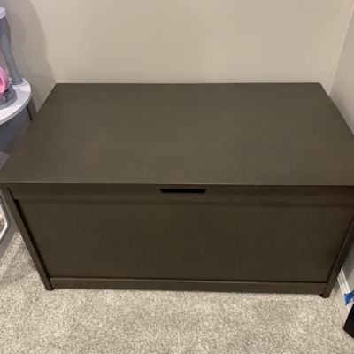  Child Craft Harmony 33” Wood Toy Box, Large Storage Chest,  Plenty of Storage, 2 Safety Hinges, Standard Ventilation Hole on Back, 6  Cubic Feet of Storage (Cool Gray) : Everything Else