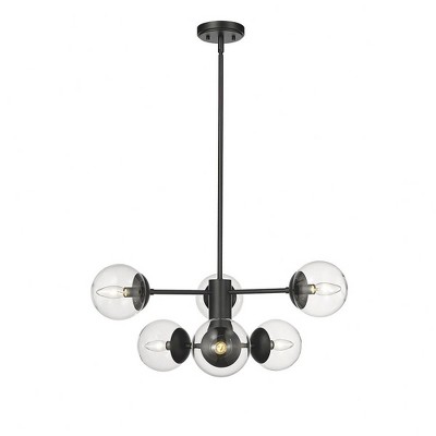 Millennium Lighting Avell 6 - Light Pendant in  Matte Black