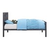 Twin Size Platform Bed with Headboard for Bedroom - 4 of 4