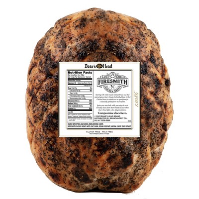 Boar's Head FireSmith Flame Grilled Chicken Breast - Deli Fresh Sliced - price per lb