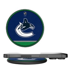 NHL Western Conference Teams Stripe 15-Watt Wireless Charger - 1 of 4
