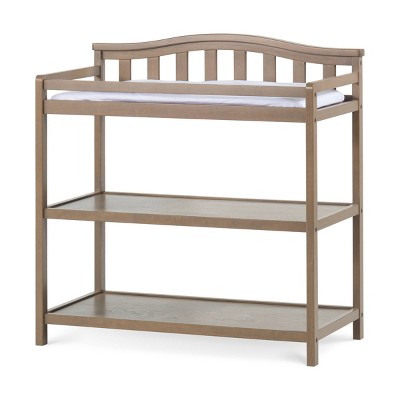 Image of Child Craft Arch Top Changing Table - Dusty Heather