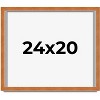 PosterPalooza | Classic Brown Picture Frame - UV Acrylic, Backing Board, Hanging Hardware Included - 2 of 4