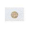 JAM Paper Blank Greeting Cards Set Thinking of You Gold Tiny Dot 10/Pack D41111NGLMB - 2 of 4