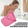Unique Bargains Reusable Washable Makeup Removal Cleaning Cloth 16''x8'' 2pcs - 2 of 4