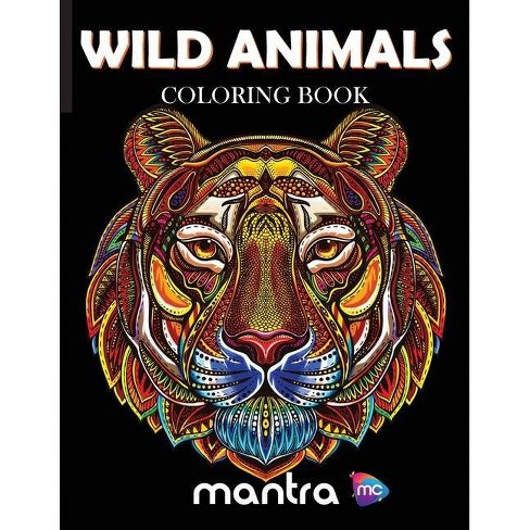 Download Wild Animals Coloring Book Paperback Target