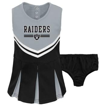 Nfl Las Vegas Raiders Girls' Short Sleeve Stripe Fashion T-shirt : Target