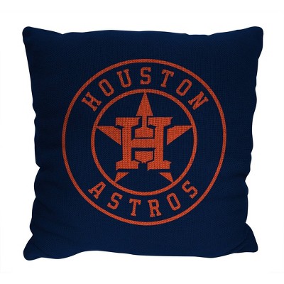Houston Astros Reversible Square Acrylic Throw Pillow