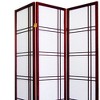 NicBex 3-panel Room Divider Portable Wooden Folding Privacy Screen Freestanding Wall Partition for Home & Office, Cherry - 2 of 4