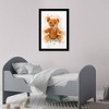 Wynwood Studio 15"x21" Pily Montiel Teddy Bear Symbols and Objects Framed Art Print: Modern Digital Art, Entertainment Theme, Black Frame - 4 of 4
