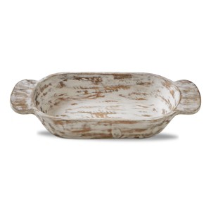 tagltd Watermill Dough Bowl Antique White - 1 of 2