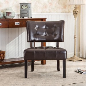 NicBex Accent Chair Modern Armless Chair with Oversized Seating Lounge Chair for Living Room, Reading Room - 1 of 3