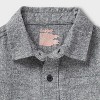 Toddler Boys' Adaptive Flannel Shirt - Cat & Jack™ Gray - 3 of 4