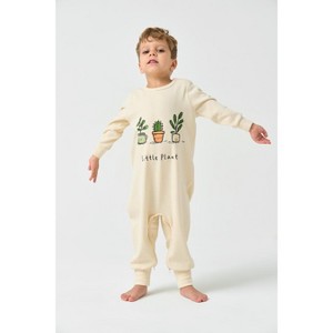 Little Plant Double Layer Super Soft TENCEL™ Modal & Organic Cotton Romper - Little Plant - 1 of 4