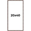 PosterPalooza | 20x40 Bamboo Picture Frame, UV Acrylic, 4 Finishes - Brown, Black, Gold, and Natural - 2 of 4
