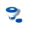 Swim Central Adjustable Floating Swimming Pool Chlorine Dispenser - 7" - Blue and White - 4 of 4