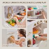 SinCiDo Wooden Kids Kitchen Playset w/Lights & Sounds, 3+Ages, 11 Piece Accessories, Oven, Ice Maker & Storage Box, Boys & Girls Toy - 4 of 4