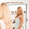 Full Length Mirror, Oversized Full-Body Hanging or Leaning Rectangle Mirror, Thin Frame Floor Mirror,for Bedroom, Living Room, Dressing Room, Gym - 2 of 4
