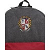 The Umbrella Academy School Crest Plaid Uniform Design 16" Backpack - 2 of 3