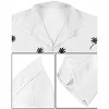 LA LEELA Men's Hawaiian Shirt Fashion Button Down Short Sleeves Holidays Aloha Party Casual Tops Summer Beaches Shirts for Mens - 3 of 4